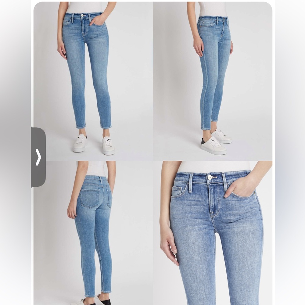 Frame Denim Le Skinny de Jeanne Crop - Picture 2 of 2